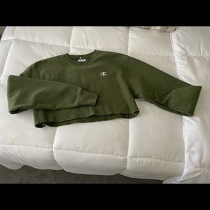 Champion crop sweatshirt